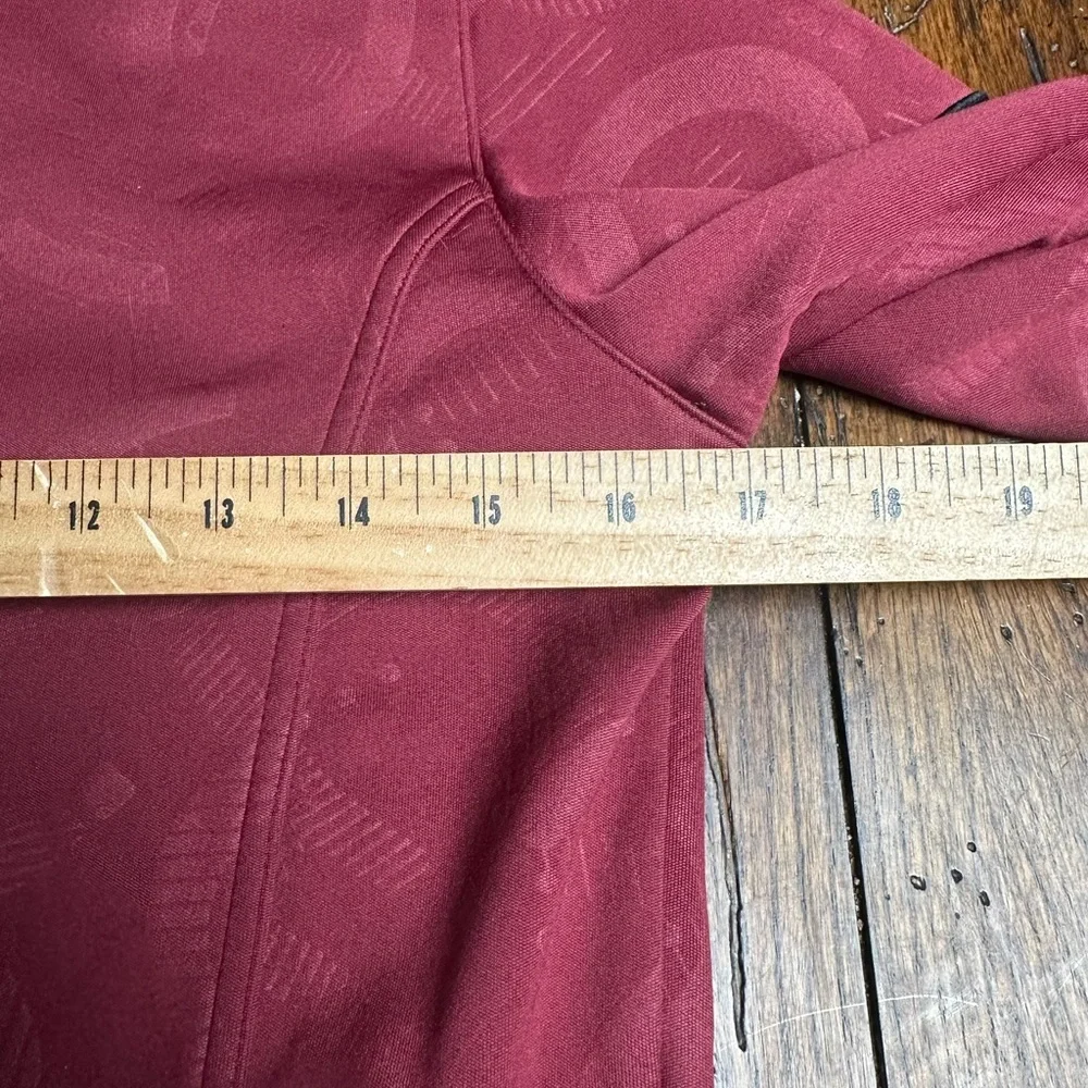 Maroon Girls Equestrian‎ Kerrits Coat XL Horseshoe Pattern